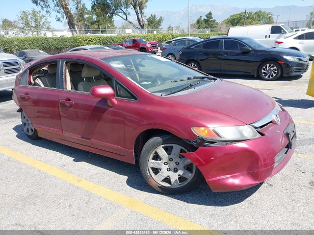 Aukcja sprzedaży 2006 Honda Civic Lx, vin: JHMFA16576S006034, numer aukcji: 45355862