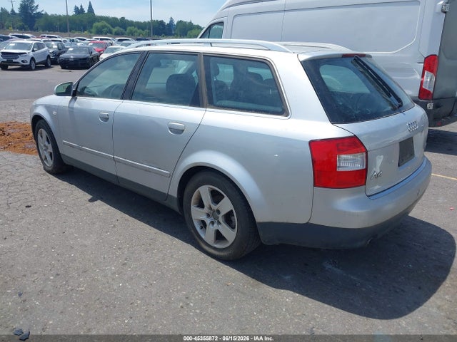 Aukcja sprzedaży 2002 Audi A4 3.0 Avant, vin: WAUVT68E32A277865, numer aukcji: 45355872