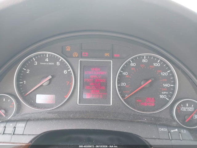 Aukcja sprzedaży 2002 Audi A4 3.0 Avant, vin: WAUVT68E32A277865, numer aukcji: 45355872
