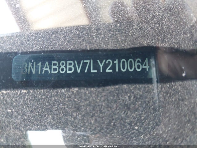 Продаж на аукціоні авто 2020 Nissan Sentra S Xtronic Cvt, vin: 3N1AB8BV7LY210064, номер лоту: 45355874
