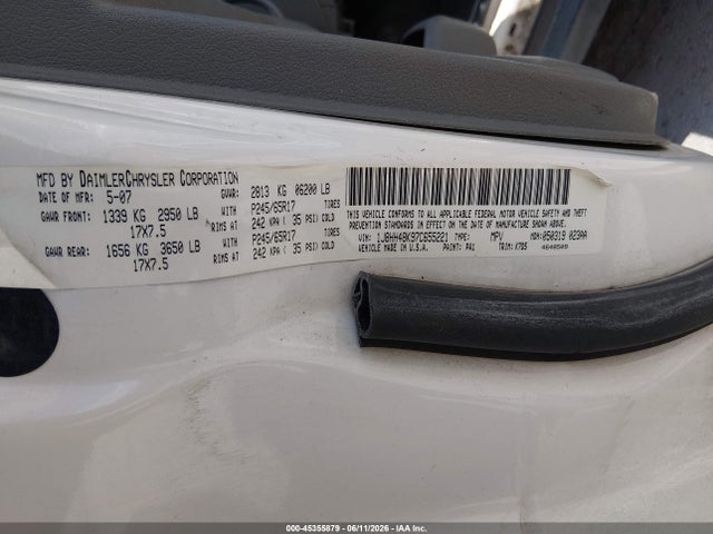 Aukcja sprzedaży 2007 Jeep Commander Sport, vin: 1J8HH48K97C655221, numer aukcji: 45355879