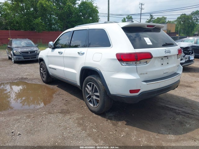 2020 Jeep Grand Cherokee Limited 4x4 მანქანა იყიდება აუქციონზე, vin: 1C4RJFBG8LC168585, აუქციონის ნომერი: 45355893