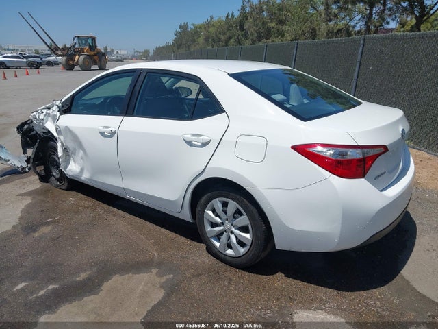 Aukcja sprzedaży 2016 Toyota Corolla Le, vin: 5YFBURHEXGP513256, numer aukcji: 45356087