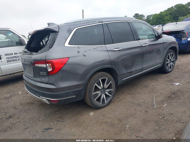 2019 Honda Pilot Touring მანქანა იყიდება აუქციონზე, vin: 5FNYF6H9XKB023037, აუქციონის ნომერი: 45356134