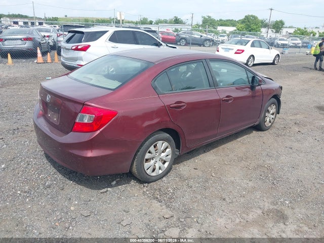 45356200 :رقم المزاد ، 2HGFB2F5XCH533459 vin ، 2012 Honda Civic Lx مزاد بيع