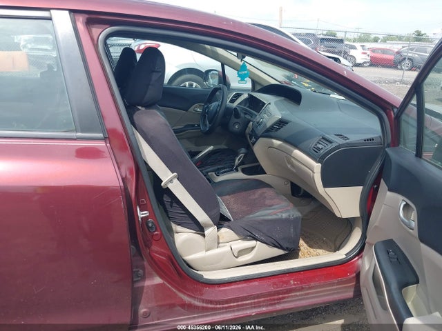 45356200 :رقم المزاد ، 2HGFB2F5XCH533459 vin ، 2012 Honda Civic Lx مزاد بيع