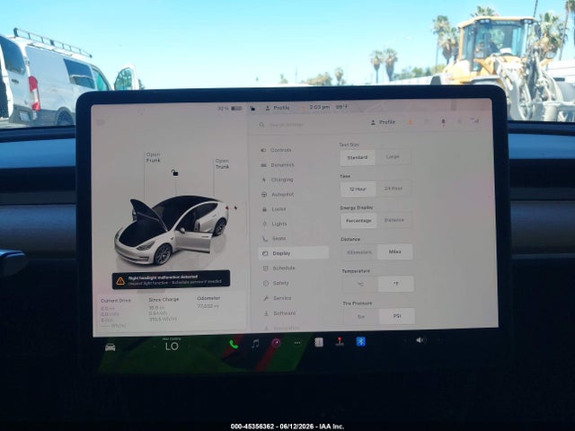 Aukcja sprzedaży 2022 Tesla Model 3 Long Range Dual Motor All-wheel Drive, vin: 5YJ3E1EB5NF313259, numer aukcji: 45356362