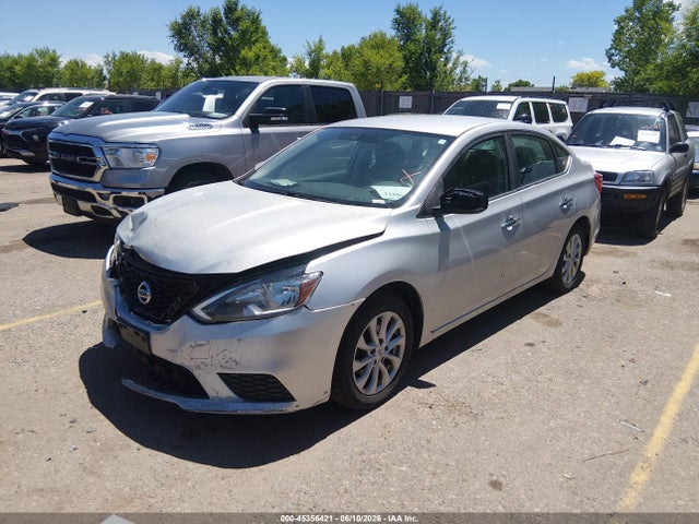 2019 Nissan Sentra Sv მანქანა იყიდება აუქციონზე, vin: 3N1AB7AP1KY338523, აუქციონის ნომერი: 45356421