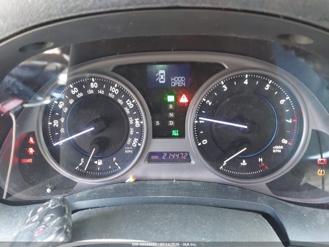 Aukcja sprzedaży 2008 Lexus Is 250, vin: JTHBK262185062317, numer aukcji: 45356493