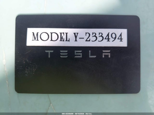 2021 Tesla Model Y Long Range Dual Motor All-wheel Drive მანქანა იყიდება აუქციონზე, vin: 5YJYGDEE6MF233494, აუქციონის ნომერი: 45356499