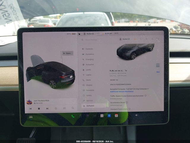 Aukcja sprzedaży 2021 Tesla Model Y Long Range Dual Motor All-wheel Drive, vin: 5YJYGDEE6MF233494, numer aukcji: 45356499