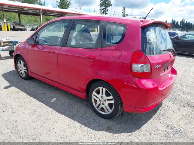 45356518 :رقم المزاد ، JHMGD38668S051322 vin ، 2008 Honda Fit Sport مزاد بيع
