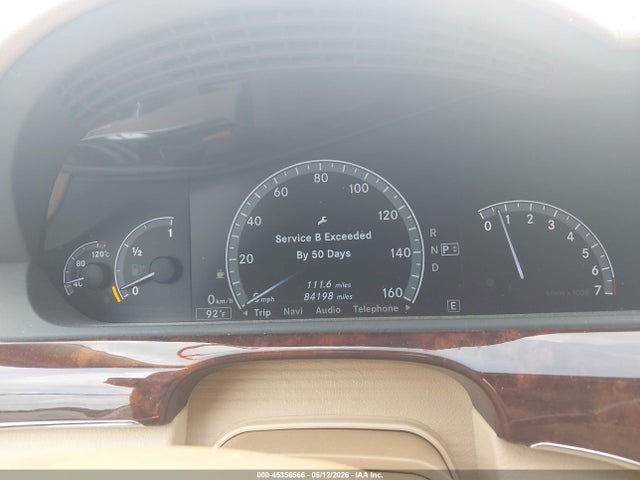 Продажа на аукционе авто 2011 Mercedes-benz S 550, vin: WDDNG7BB9BA402059, номер лота: 45356566