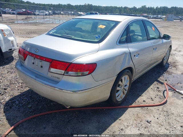 2006 Hyundai Azera Limited/se მანქანა იყიდება აუქციონზე, vin: KMHFC46F66A125099, აუქციონის ნომერი: 45356636