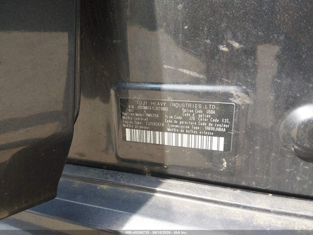 Aukcja sprzedaży 2012 Subaru Legacy 2.5i Premium, vin: 4S3BMBC61C3025663, numer aukcji: 45356725