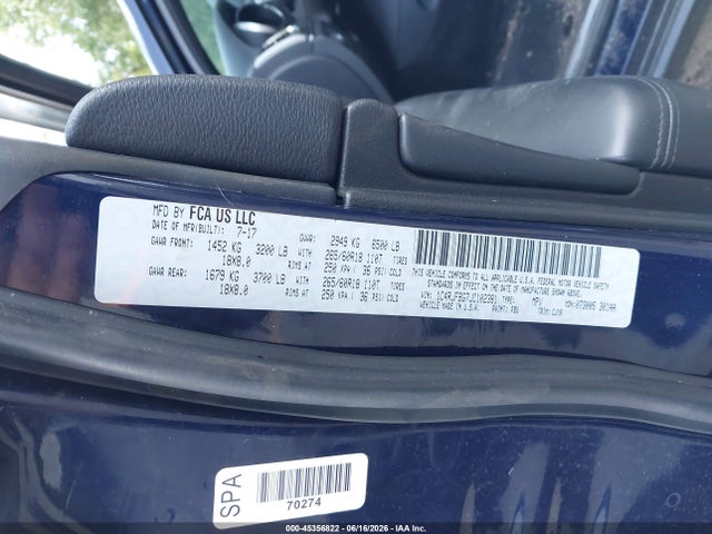 Aukcja sprzedaży 2018 Jeep Grand Cherokee Limited 4x4, vin: 1C4RJFBG7JC102381, numer aukcji: 45356822