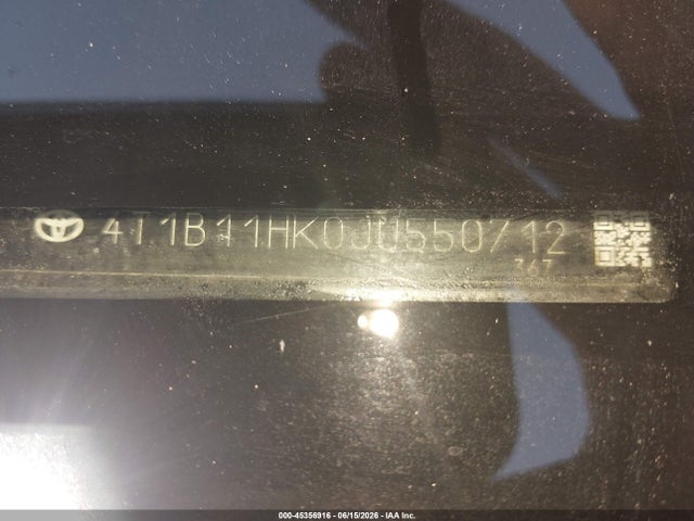 2018 Toyota Camry Se მანქანა იყიდება აუქციონზე, vin: 4T1B11HK0JU550712, აუქციონის ნომერი: 45356916