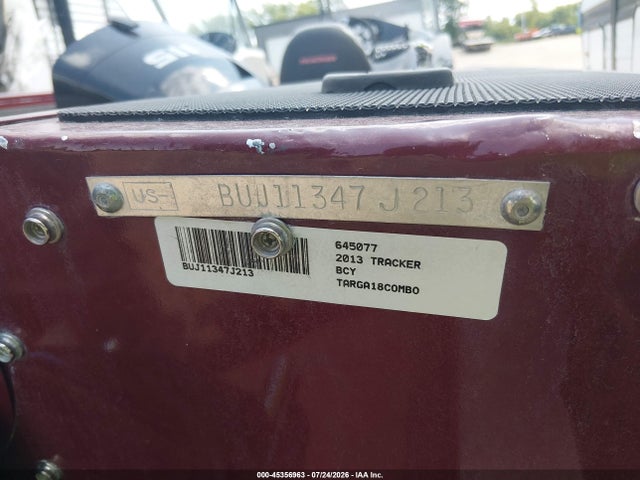 Продаж на аукціоні авто 2013 Tracker 19', vin: BUJ11347J213, номер лоту: 45356963