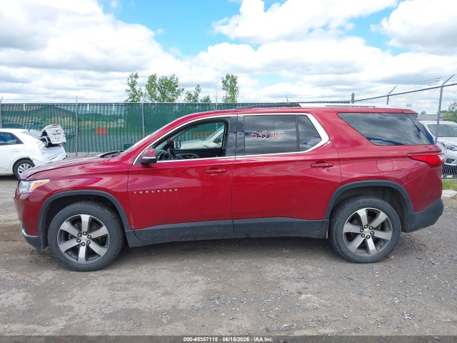 45357115 :رقم المزاد ، 1GNEVHKW0JJ162138 vin ، 2018 Chevrolet Traverse 3lt مزاد بيع