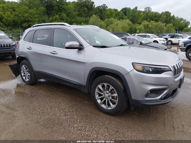 2021 Jeep Cherokee Latitude Lux 4x4 მანქანა იყიდება აუქციონზე, vin: 1C4PJMMX5MD160156, აუქციონის ნომერი: 45357165
