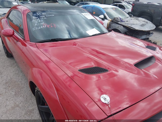 45357419 :رقم المزاد ، 2C3CDZC95GH249128 vin ، 2016 Dodge Challenger Srt Hellcat مزاد بيع