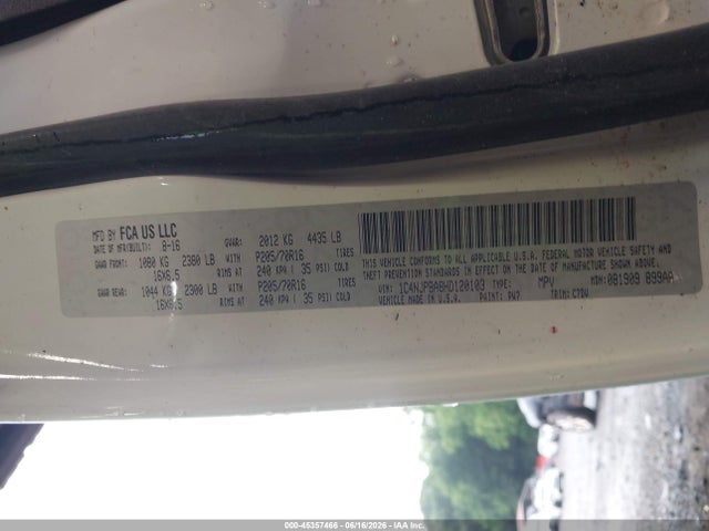 1C4NJPBA8HD120103 Jeep Patriot Sport Fwd