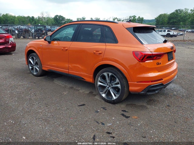 Aukcja sprzedaży 2022 Audi Q3 Premium Plus 45 Tfsi S Line Quattro Tiptronic, vin: WA1EECF38N1026402, numer aukcji: 45357552
