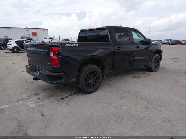 45357692 :رقم المزاد ، 1GCPDBEK2NZ605424 vin ، 2022 Chevrolet Silverado 1500 4wd  Short Bed Custom مزاد بيع