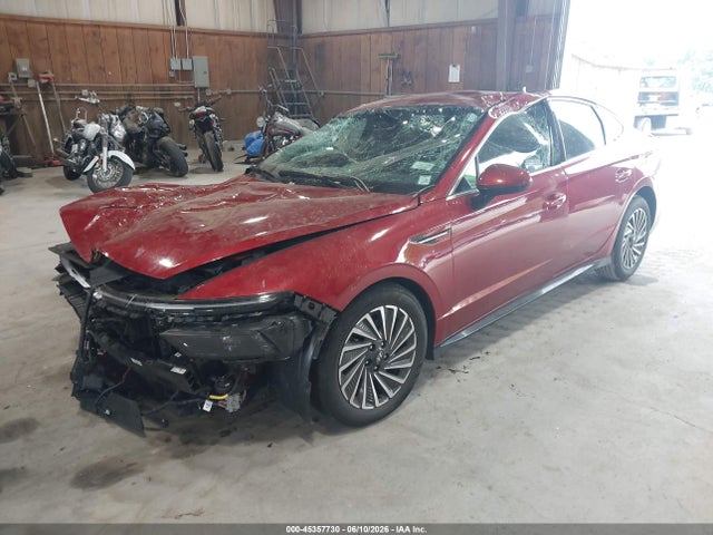 2024 Hyundai Sonata Hybrid Sel მანქანა იყიდება აუქციონზე, vin: KMHL34JJ1RA095514, აუქციონის ნომერი: 45357730
