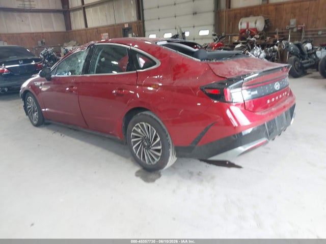 2024 Hyundai Sonata Hybrid Sel მანქანა იყიდება აუქციონზე, vin: KMHL34JJ1RA095514, აუქციონის ნომერი: 45357730