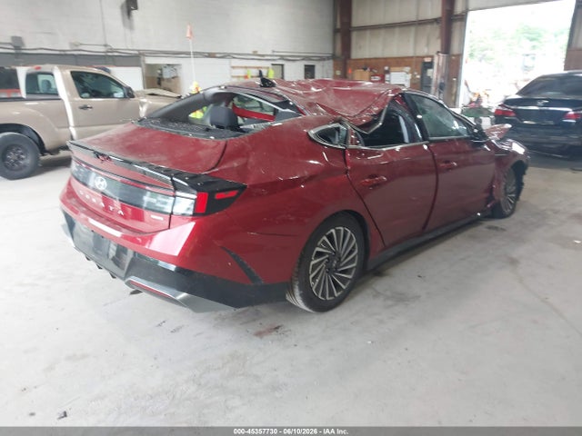 2024 Hyundai Sonata Hybrid Sel მანქანა იყიდება აუქციონზე, vin: KMHL34JJ1RA095514, აუქციონის ნომერი: 45357730