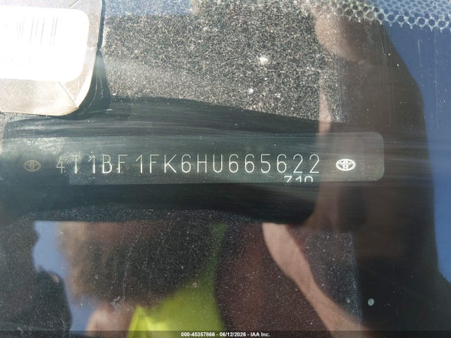 Aukcja sprzedaży 2017 Toyota Camry Le, vin: 4T1BF1FK6HU665622, numer aukcji: 45357866