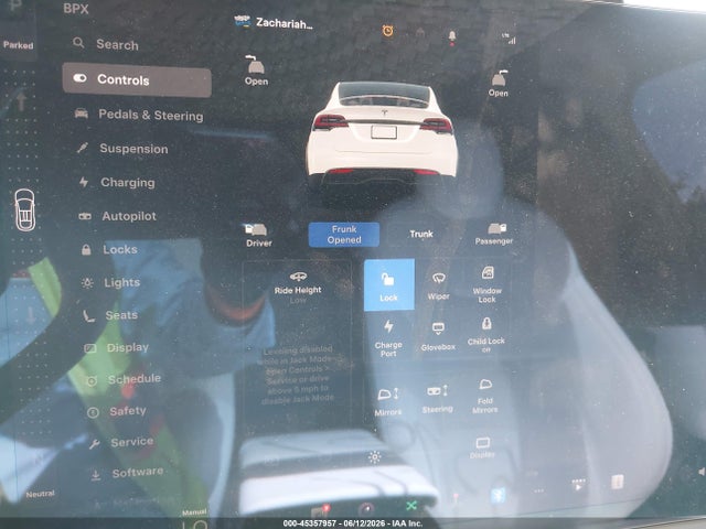Продажа на аукционе авто 2022 Tesla Model X Dual Motor All-wheel Drive, vin: 7SAXCAE50NF357366, номер лота: 45357957