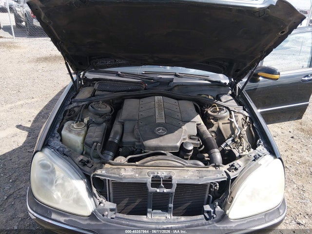 Aukcja sprzedaży 2001 Mercedes-benz S 500, vin: WDBNG75JX1A218565, numer aukcji: 45357964