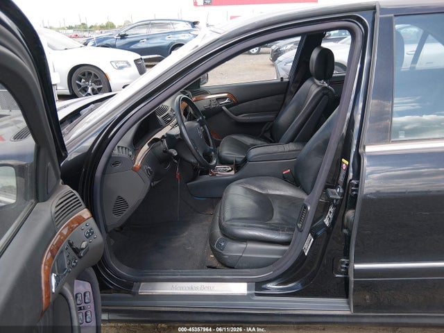 Aukcja sprzedaży 2001 Mercedes-benz S 500, vin: WDBNG75JX1A218565, numer aukcji: 45357964