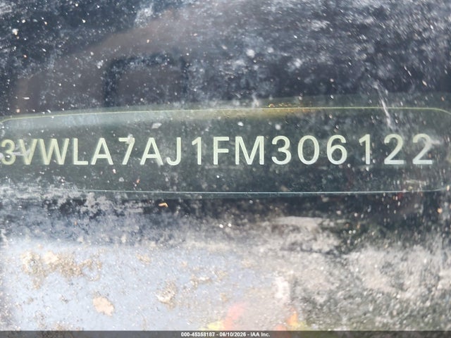 3VWLA7AJ1FM306122 Volkswagen Jetta 2.0l Tdi Se
