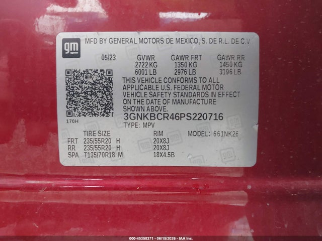 Chevrolet Blazer Fwd 2lt 2023 3GNKBCR46PS220716 Image 9