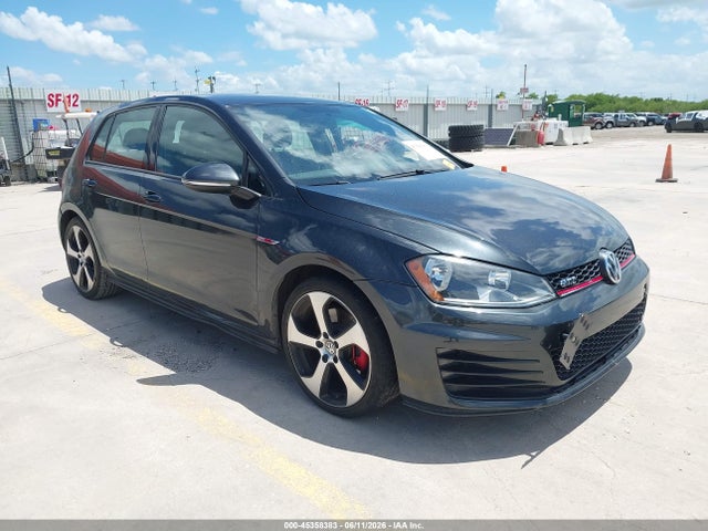 2017 Volkswagen Golf Gti S 4-door მანქანა იყიდება აუქციონზე, vin: 3VW5T7AU5HM010861, აუქციონის ნომერი: 45358383