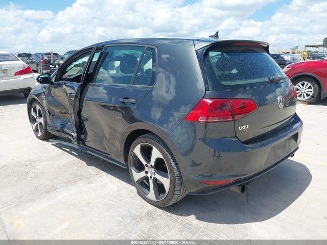 2017 Volkswagen Golf Gti S 4-door მანქანა იყიდება აუქციონზე, vin: 3VW5T7AU5HM010861, აუქციონის ნომერი: 45358383