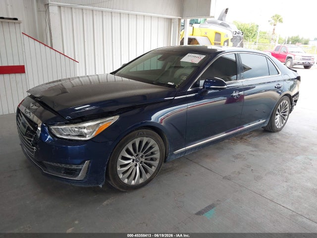 2019 Genesis G90 3.3t Premium მანქანა იყიდება აუქციონზე, vin: KMTF34JA6KU053511, აუქციონის ნომერი: 45358413