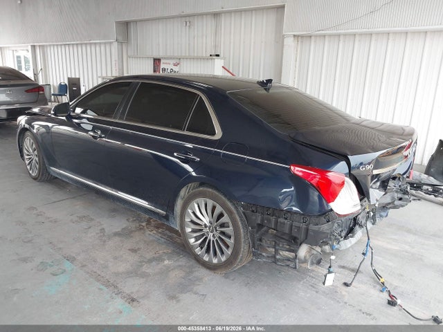 2019 Genesis G90 3.3t Premium მანქანა იყიდება აუქციონზე, vin: KMTF34JA6KU053511, აუქციონის ნომერი: 45358413