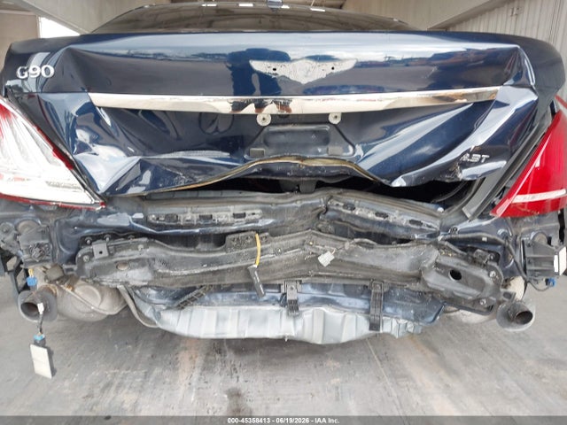 2019 Genesis G90 3.3t Premium მანქანა იყიდება აუქციონზე, vin: KMTF34JA6KU053511, აუქციონის ნომერი: 45358413