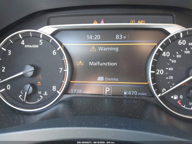 45358473 :رقم المزاد ، 1N4BL4DV6TN325729 vin ، 2026 Nissan Altima Sv Fwd مزاد بيع