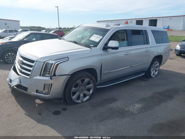 45358509 :رقم المزاد ، 1GYS4HKJ1JR344025 vin ، 2018 Cadillac Escalade Esv Luxury مزاد بيع