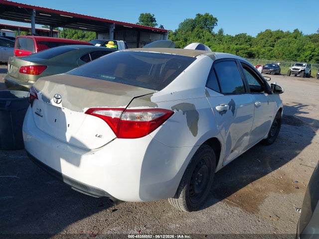 2014 Toyota Corolla Le მანქანა იყიდება აუქციონზე, vin: 5YFBURHE8EP147763, აუქციონის ნომერი: 45358552