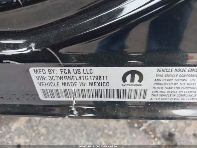 Aukcja sprzedaży 2026 Ram 5500 Chassis Tradesman/big Horn, vin: 3C7WRNEL4TG179811, numer aukcji: 45358625