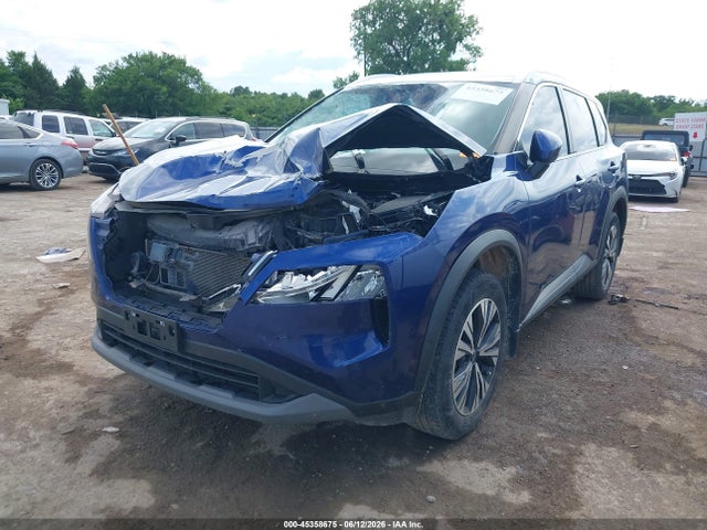 2022 Nissan Rogue Sv Fwd მანქანა იყიდება აუქციონზე, vin: 5N1BT3BA6NC707936, აუქციონის ნომერი: 45358675