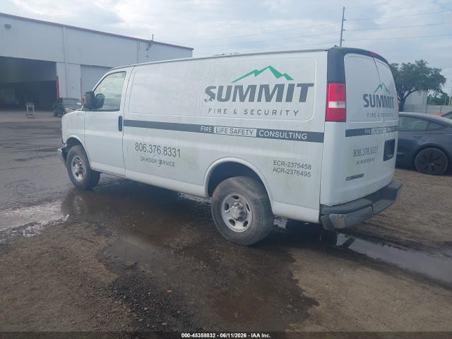 Aukcja sprzedaży 2020 Chevrolet Express Cargo Rwd 2500 Regular Wheelbase Wt, vin: 1GCWGAFG9L1230716, numer aukcji: 45358832