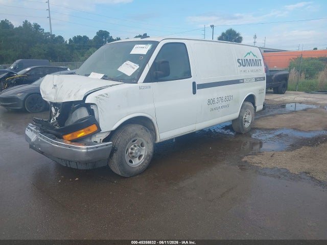 Aukcja sprzedaży 2020 Chevrolet Express Cargo Rwd 2500 Regular Wheelbase Wt, vin: 1GCWGAFG9L1230716, numer aukcji: 45358832