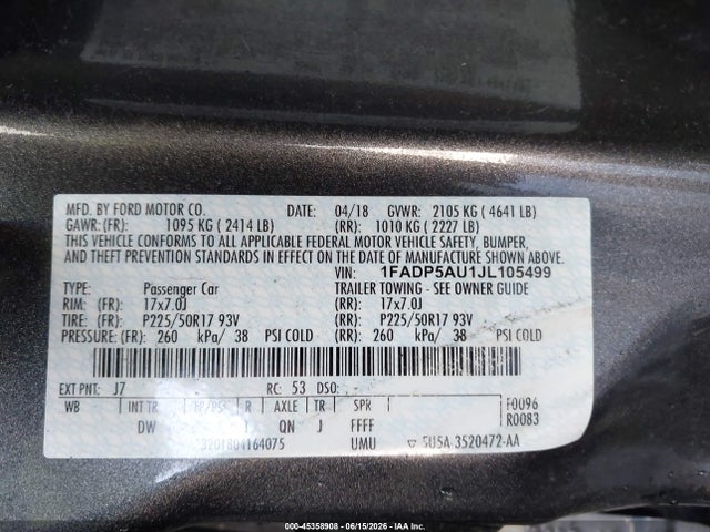 Ford C-max Hybrid Se 2018 1FADP5AU1JL105499 Image 9